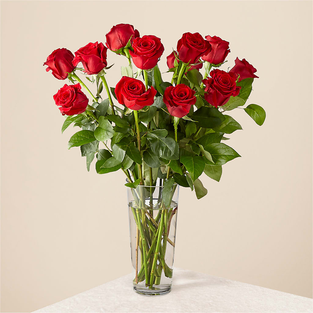 Long Stem Red Rose Bouquet – Flowers By Marvin, Picton ON