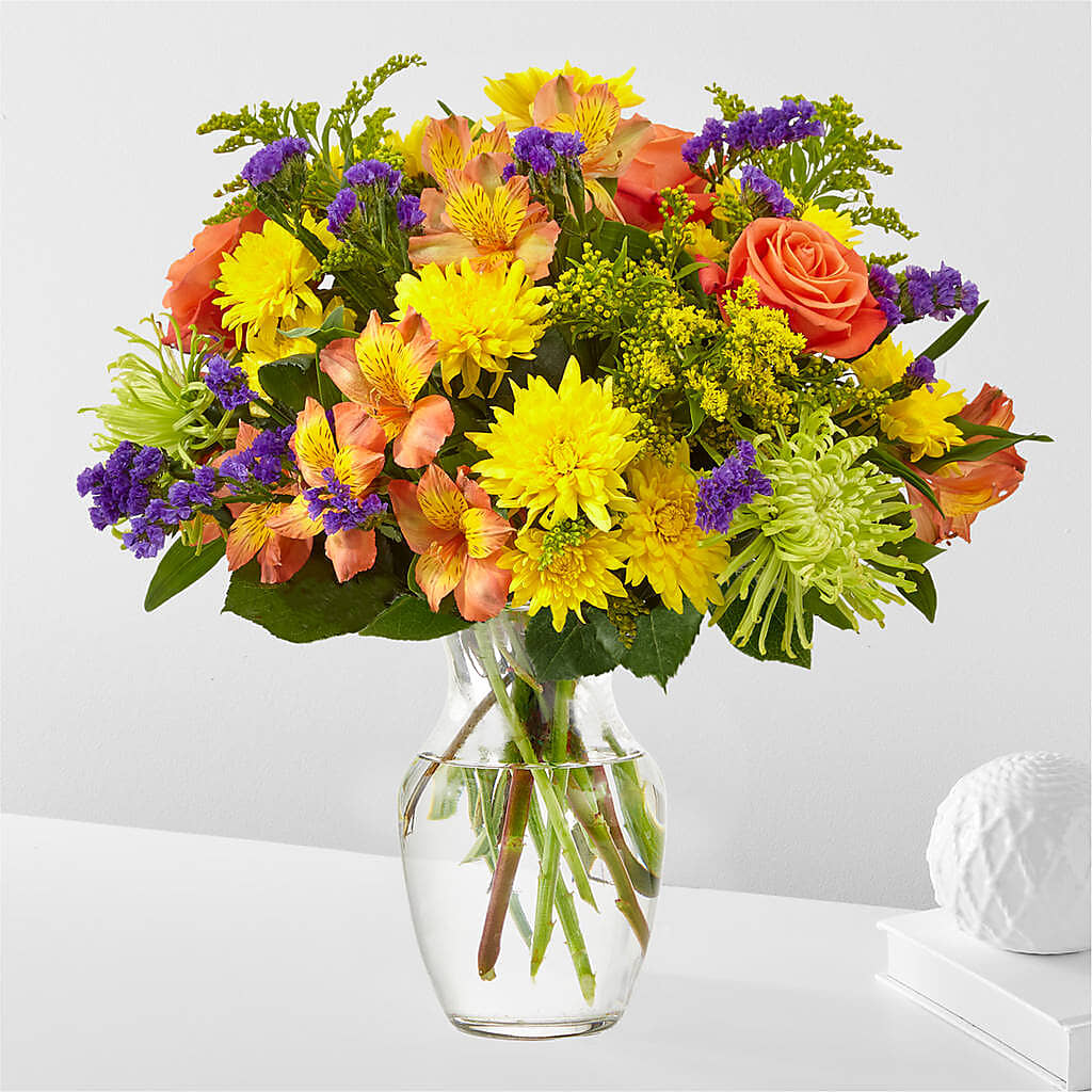 Marmalade Skies Bouquet – Flowers By Marvin, Picton ON