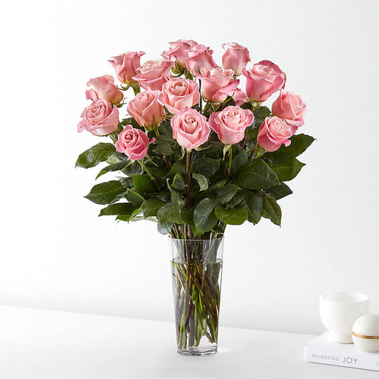 Long Stem Pink Rose Bouquet – Flowers By Marvin, Picton ON