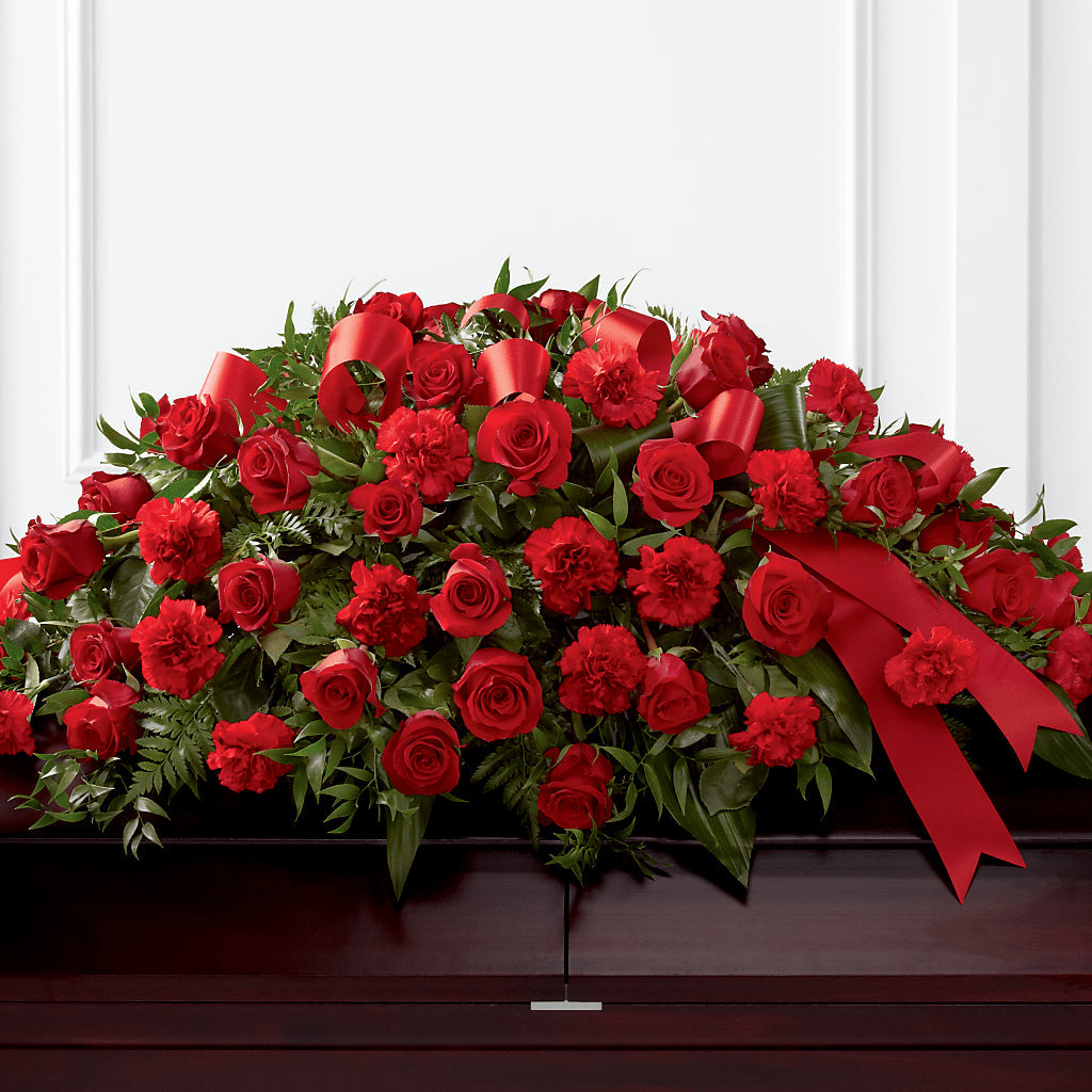 Tribute of Life Casket Spray – Flowers By Marvin, Picton ON