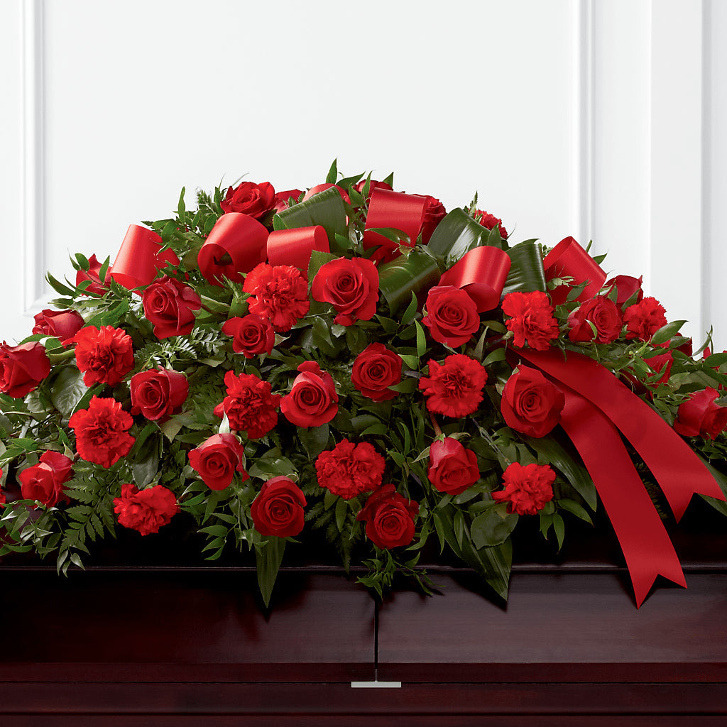Tribute of Life Casket Spray – Flowers By Marvin, Picton ON