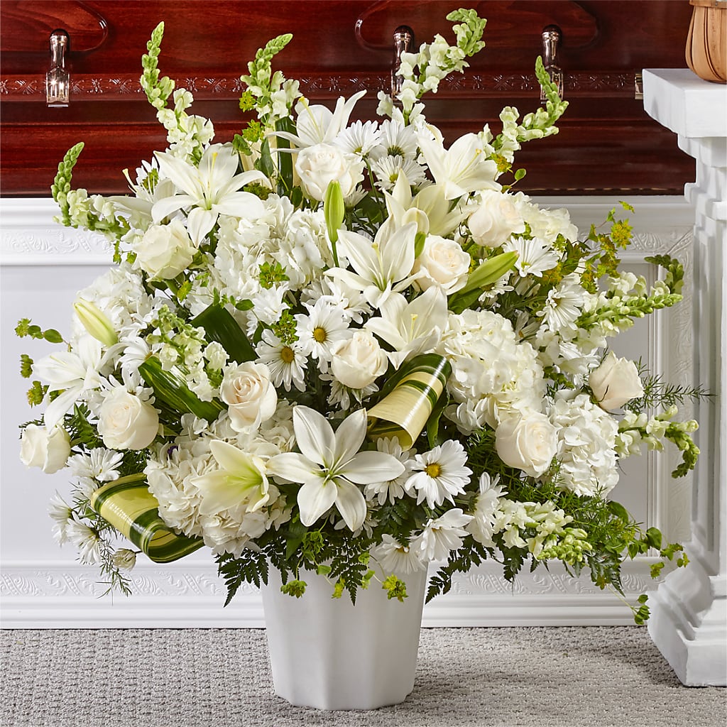 Thoughts of Tranquility Floor Basket – Flowers By Marvin, Picton ON
