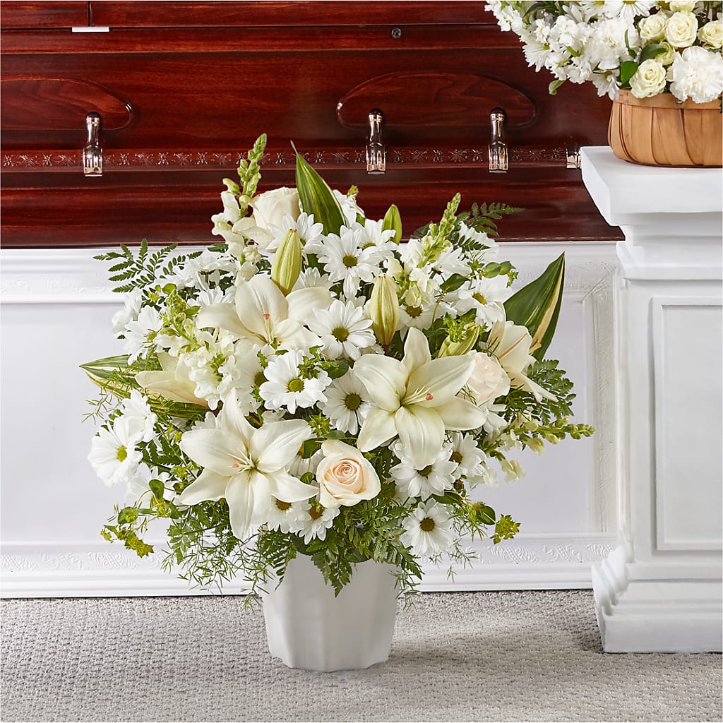 Thoughts of Tranquility Floor Basket – Flowers By Marvin, Picton ON