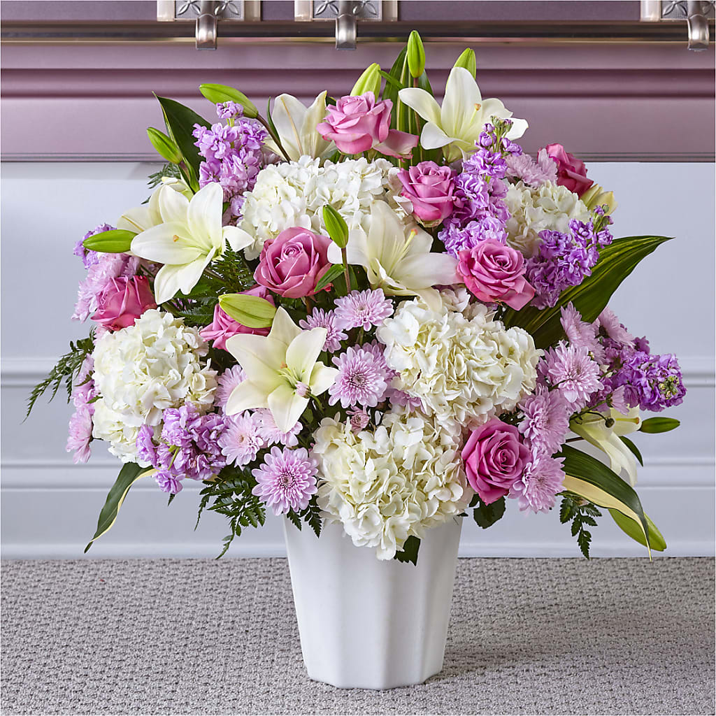 Heaven Sent Floor Basket – Flowers By Marvin, Picton ON