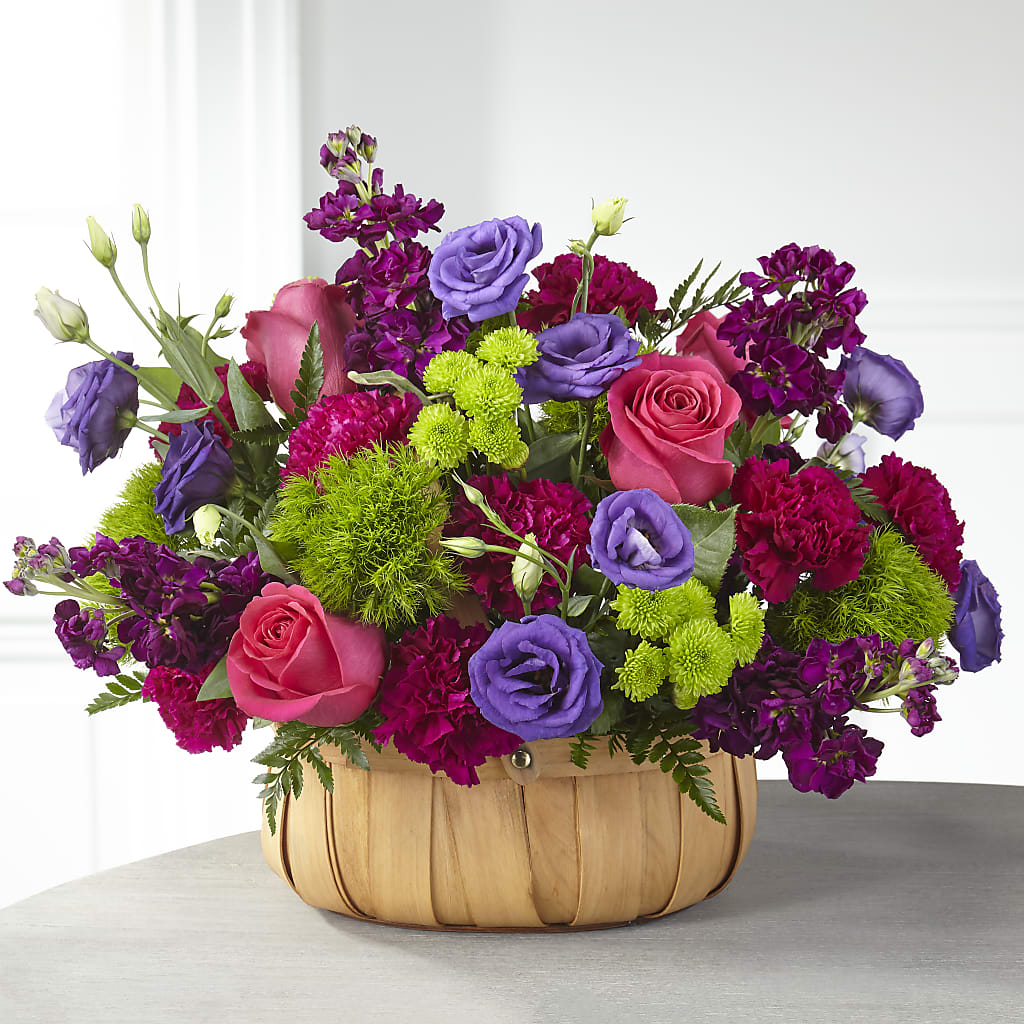 Serene Sanctuary Basket – Flowers By Marvin, Picton ON