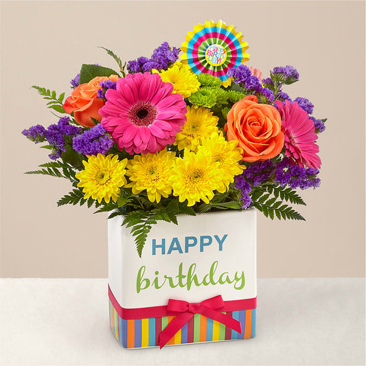 Birthday Brights Bouquet –  Flowers By Marvin, Picton ON