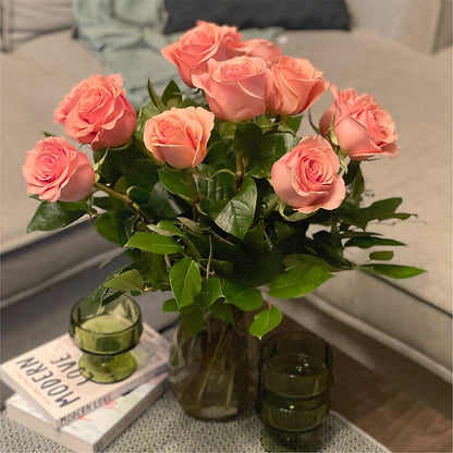 Long Stem Pink Rose Bouquet –  Flowers By Marvin, Picton ON