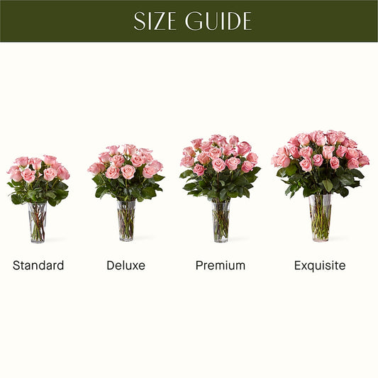 Long Stem Pink Rose Bouquet –  Flowers By Marvin, Picton ON
