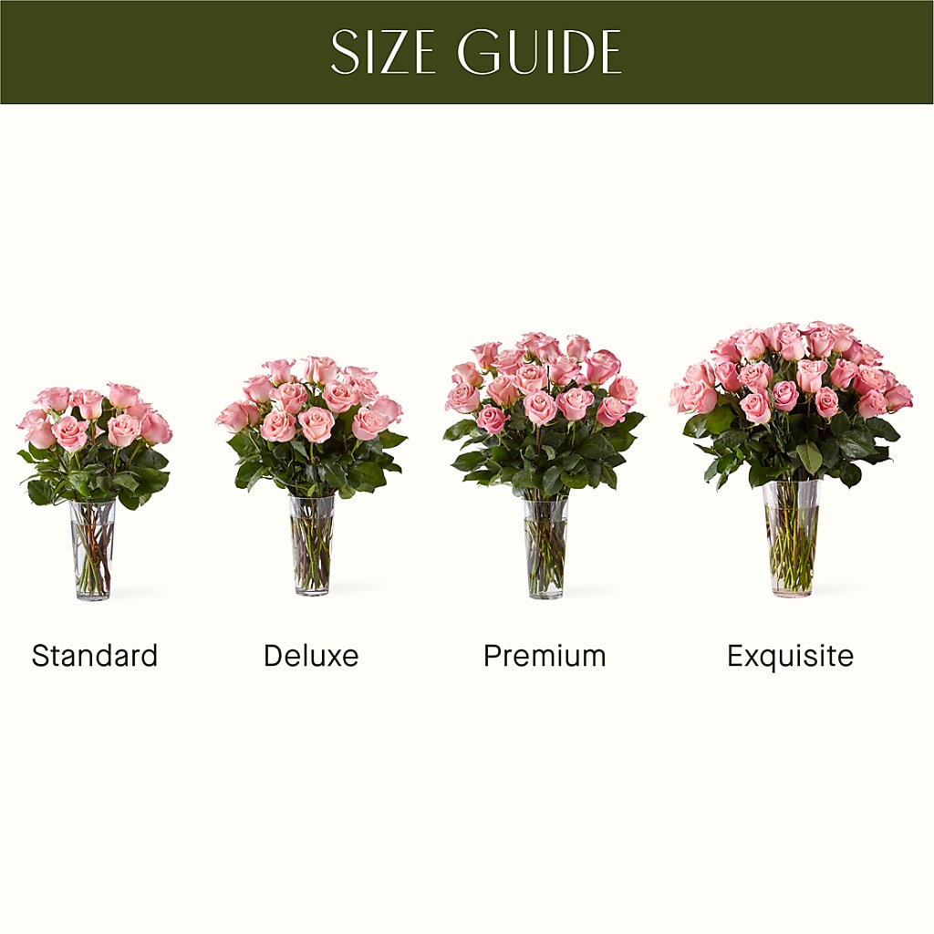 Long Stem Pink Rose Bouquet –  Flowers By Marvin, Picton ON