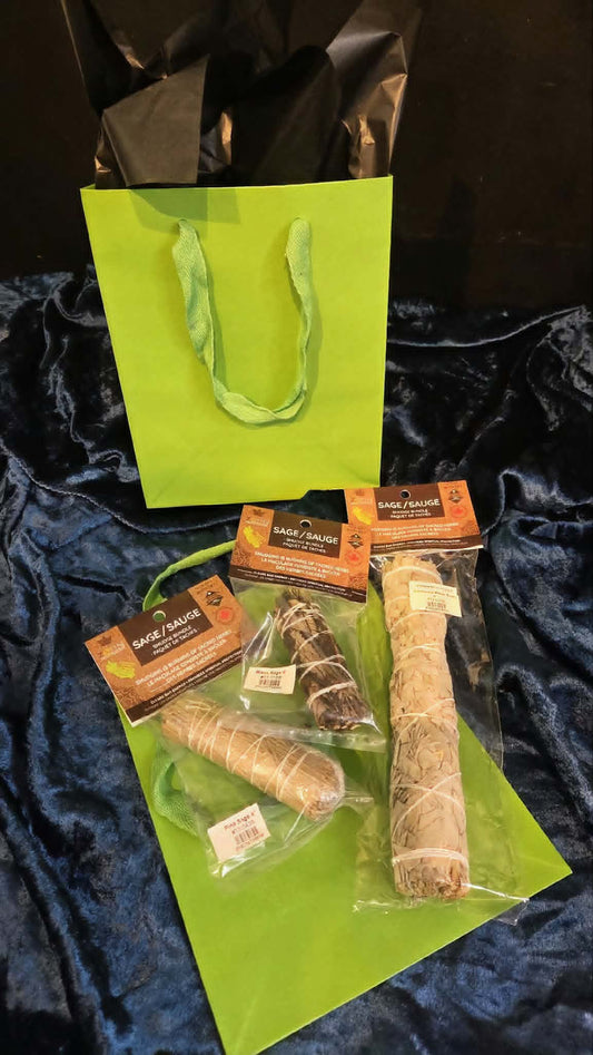 Smudge Stick Gift Bag – FLOWERS BY MARVIN, Picton ON