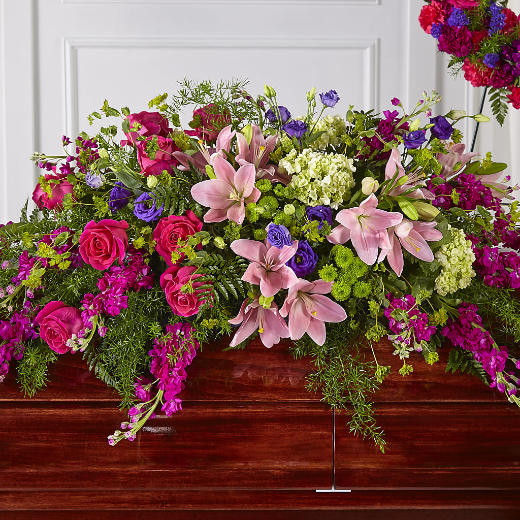 Radiant Tribute Casket Spray –  Flowers By Marvin, Picton ON